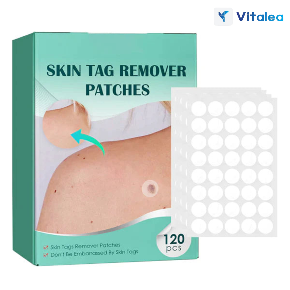 Vitalea™ - Parches para Deshacerte de verrugas y lunares sin dejar huella.